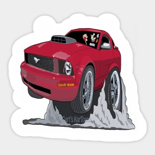 Red  Pony Sticker